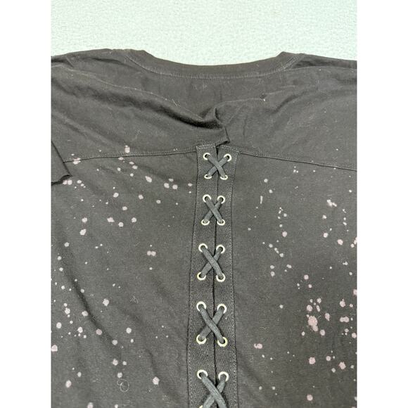 Affliction Womens Size XL American Customs Volume Split T-Shirt - Picture 10 of 14